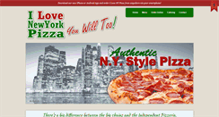 Desktop Screenshot of ilovenypizza.com